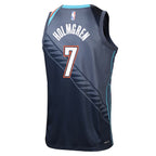 Chet Holmgren Oklahoma City Thunder Nike Youth 2025/26 City Edition Swingman Jersey - Navy