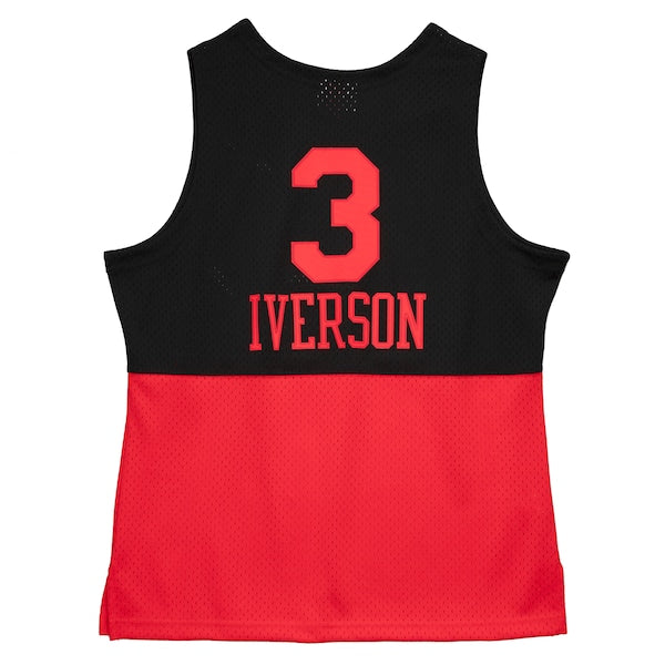 Allen Iverson Philadelphia 76ers 2003/04 Hardwood Classics Reload 2.0 Swingman Jersey - Black