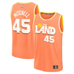 Donovan Mitchell Cleveland Cavaliers  2025/26 City Edition Fast Break Jersey - Orange