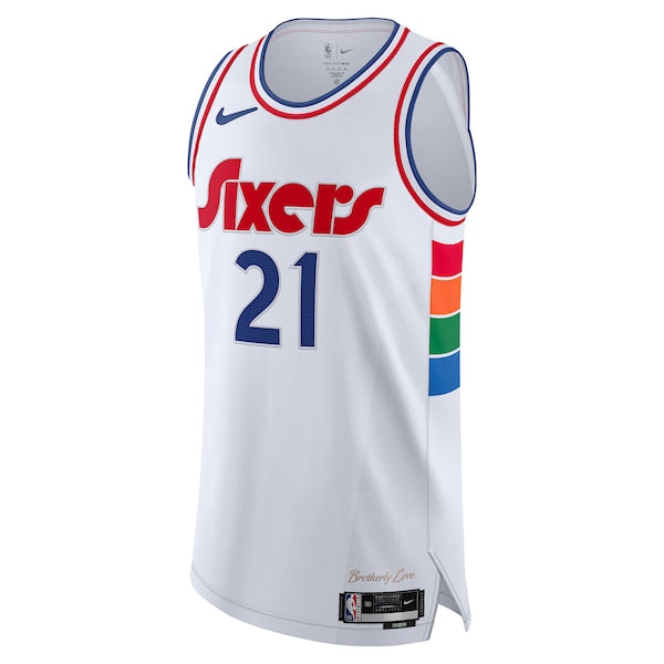 Joel Embiid Philadelphia 76ers Nike 2024/25 Authentic Player Jersey - City Edition - White