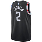 Kawhi Leonard LA Clippers Nike Unisex 2022/23 Swingman Jersey - City Edition - Black