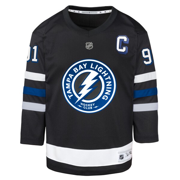 Steven Stamkos Tampa Bay Lightning Youth Alternate Replica Player Jersey - Black