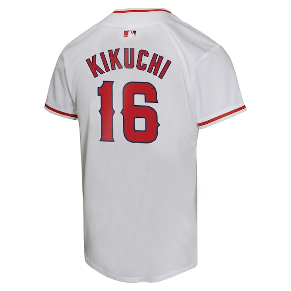 Yusei Kikuchi Los Angeles Angels Nike Youth Home Game Player Jersey - White