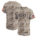 San Diego Padres Nike Alternate 2  Elite Jersey - Camo/Brown/White