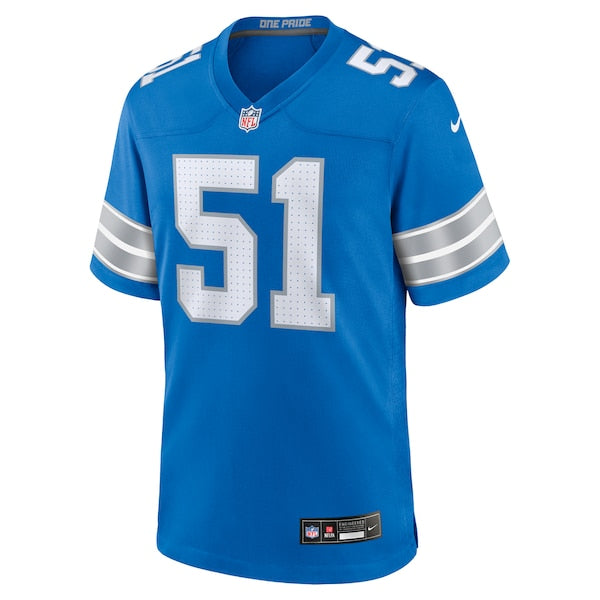 Ben Niemann Detroit Lions Nike Team Game Jersey -  Blue