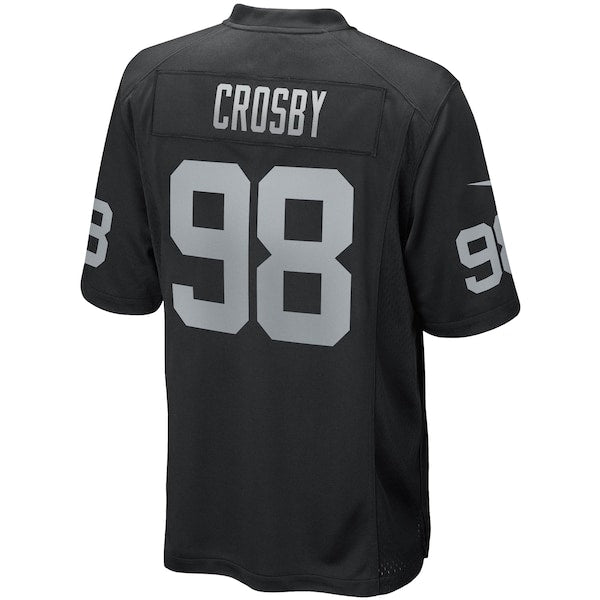 Maxx Crosby Las Vegas Raiders Nike Game Player Jersey - Black