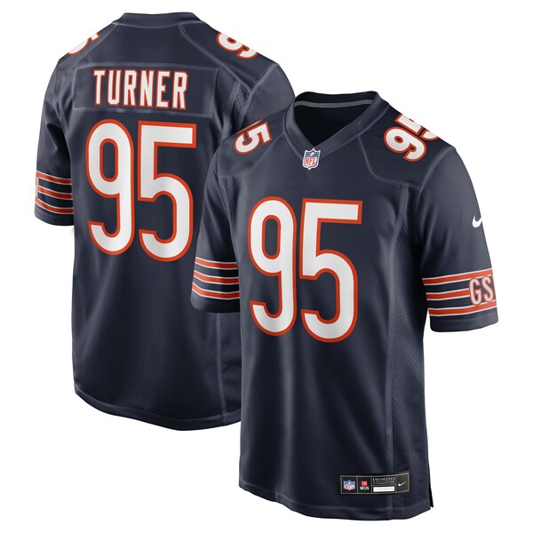 Shemar Turner Chicago Bears Nike Team Game Jersey -  Navy
