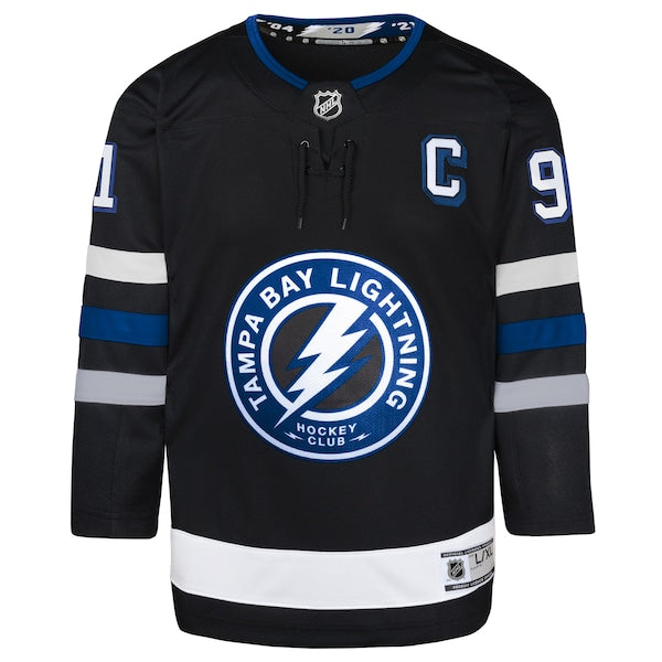 Steven Stamkos Tampa Bay Lightning Youth Alternate Premier Player Jersey - Black