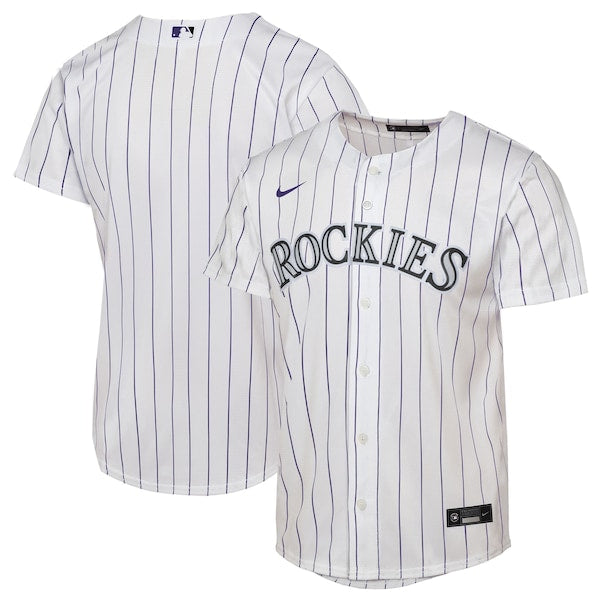 Colorado Rockies Nike Youth Home Replica Jersey - White