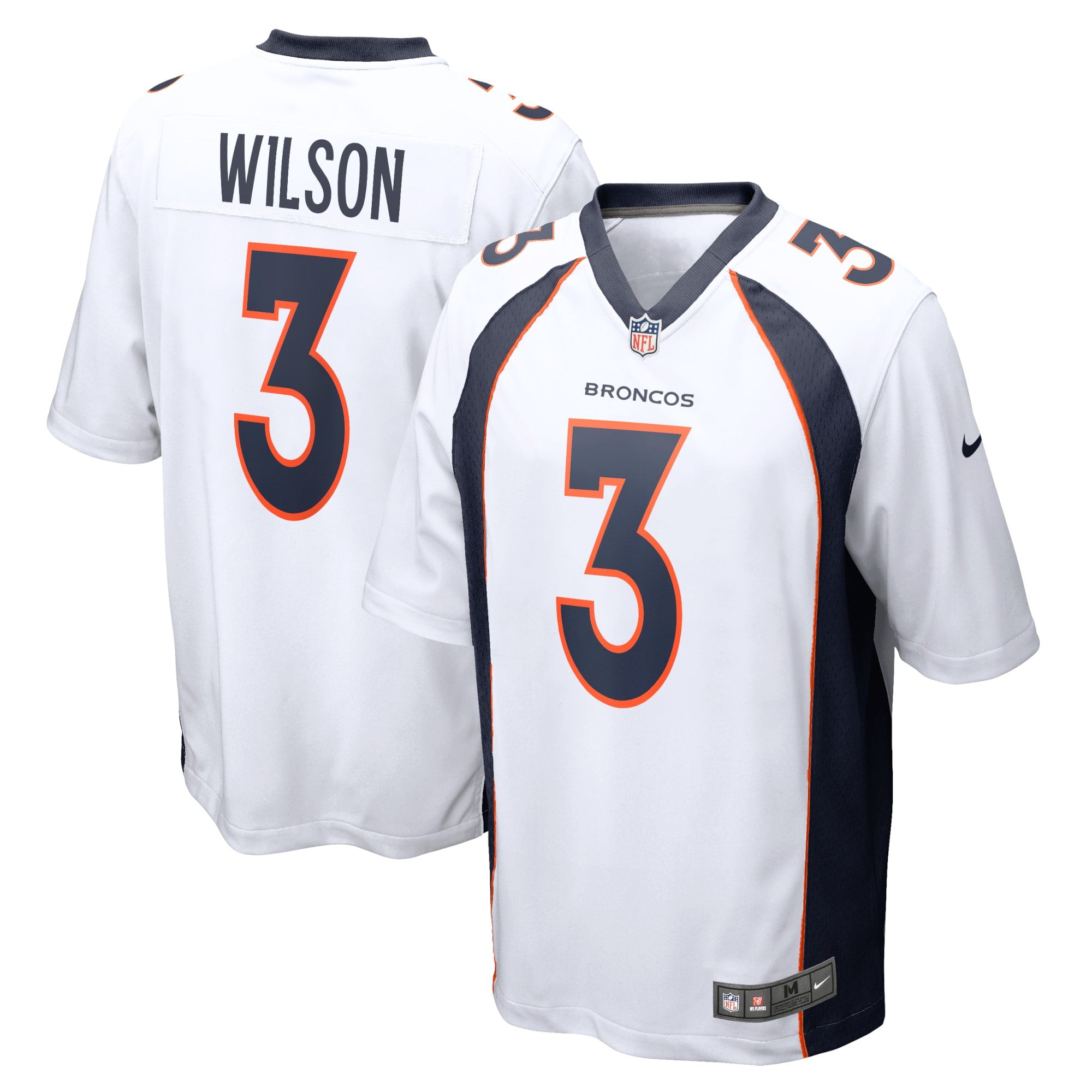 Russell Wilson Denver Broncos Nike Youth Game Jersey - Orange/Navy/White
