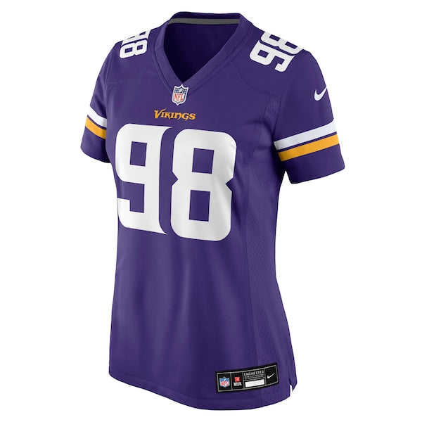 Bo Richter Minnesota Vikings Nike Women's Team Game Jersey -  Purple