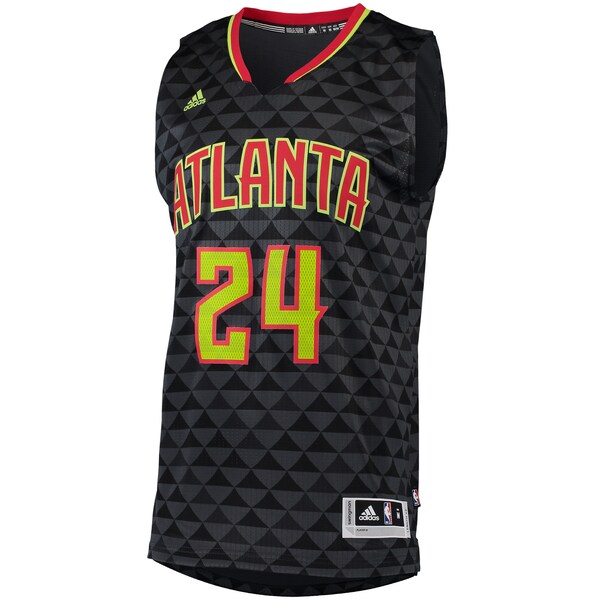 Kent Bazemore Atlanta Hawks adidas Swingman Jersey - Charcoal