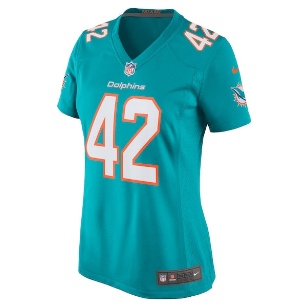 Joshua Kalu Miami Dolphins Nike Women's Team Game Jersey -  Aqua