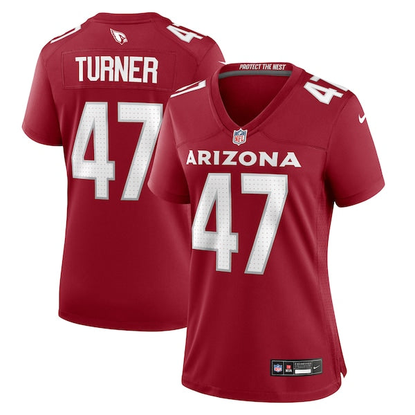 Ezekiel Turner Arizona Cardinals Nike Women's Team Game Jersey -  Cardinal
