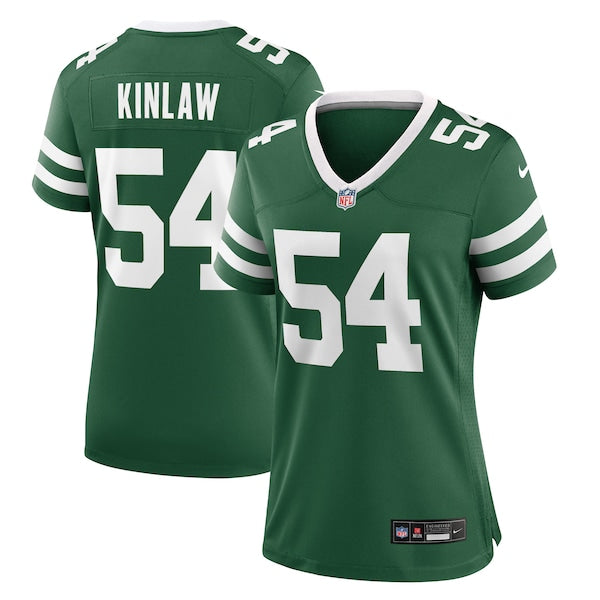 Javon Kinlaw New York Jets Nike Women's Team Game Jersey - Legacy Green