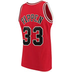 Scottie Pippen Chicago Bulls 1997/98 Big & Tall Hardwood Classics Swingman Jersey - Red