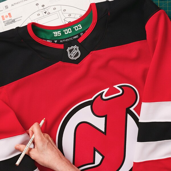 New Jersey Devils  Home Authentic Pro Custom Jersey - Red