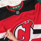New Jersey Devils  Home Authentic Pro Custom Jersey - Red
