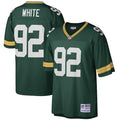Reggie White Green Bay Packers Big & Tall 1996 Retired Player Replica Jersey - Green