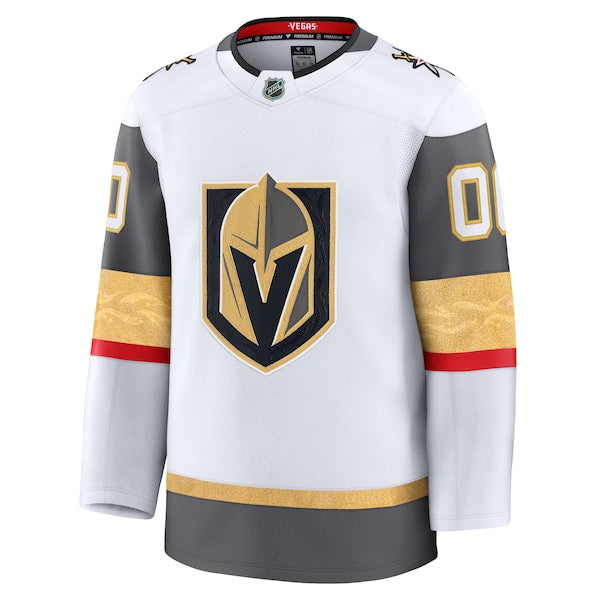 Vegas Golden Knights  Away Premium Custom Jersey - White/Gold/Gray