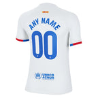Barcelona Nike Youth 2023/24 Away Custom Replica Jersey - White