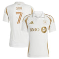 Son Heung-Min LAFC adidas 2025 Secondary Replica Player Jersey - White