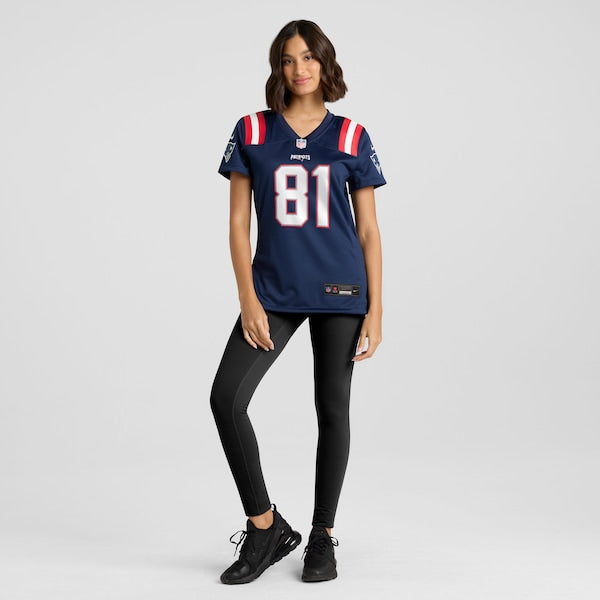 Austin Hooper New England Patriots Nike Women's  Game Jersey -  Navy