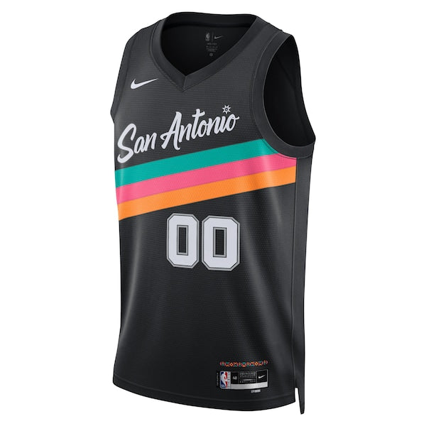 San Antonio Spurs Nike Unisex 2025/26 City Edition Swingman Custom Jersey - Black