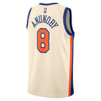 OG Anunoby New York Knicks Nike Unisex 2025/26 Swingman Jersey - Cream - City Edition