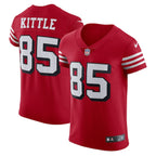 George Kittle San Francisco 49ers Nike Alternate Vapor Elite Jersey - Red/Scarlet/White