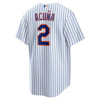 Luisangel Acuña New York Mets Nike Home Replica Player Jersey - White