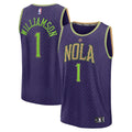 Zion Williamson New Orleans Pelicans  2024/25 Fast Break Player Jersey - City Edition - Purple