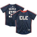 Shane Bieber Cleveland Guardians Nike Preschool 2024 City Connect Limited Jersey - Navy