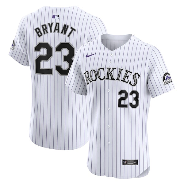 Kris Bryant Colorado Rockies Nike Home Elite Jersey - White