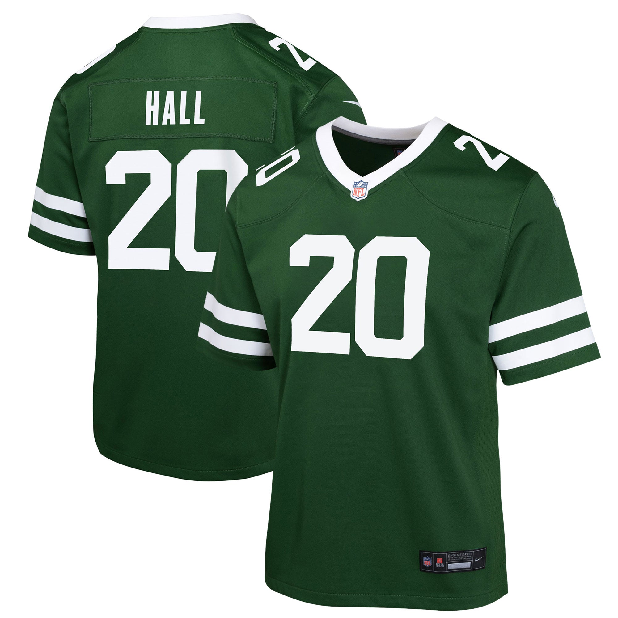 Breece Hall New York Jets Nike Youth Alternate Game Jersey - Legacy Black