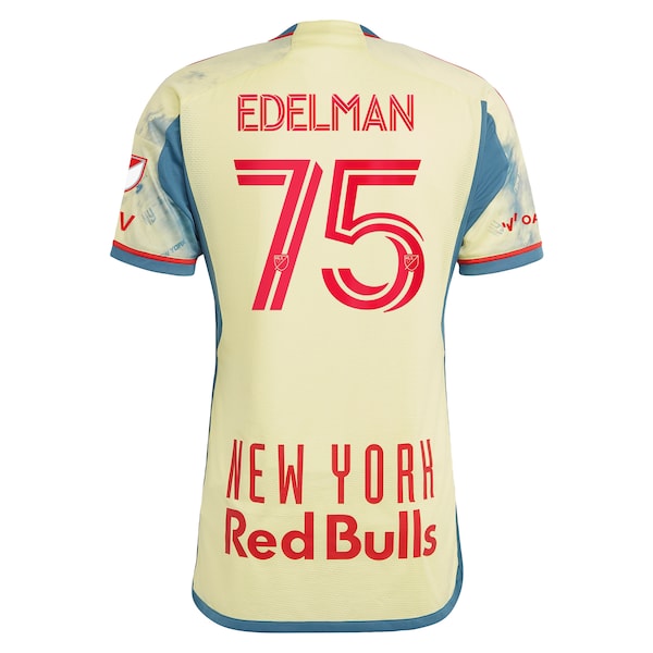 Daniel Edelman New York Red Bulls adidas 2023 Daniel Patrick Kit Authentic Jersey - Yellow