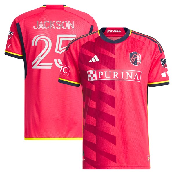 Aziel Jackson St. Louis City SC adidas 2024 The Spirit Kit Authentic Player Jersey - Red