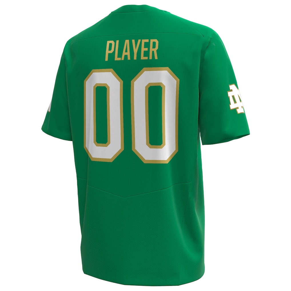 Notre Dame Fighting Irish Under Armour Alternate NIL Pick-A-Player Replica Football Jersey - Kelly Green