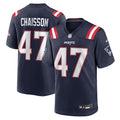 K'Lavon Chaisson New England Patriots Nike Team Game Jersey -  Navy