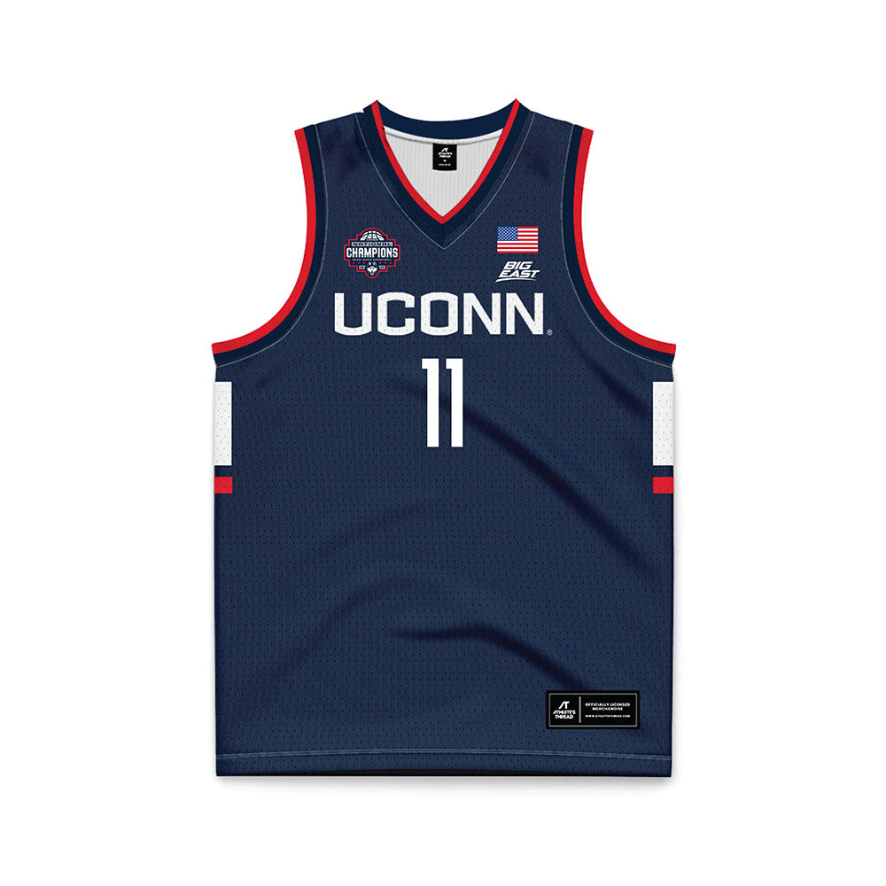 NCAA Men's Basketball : Alex Karaban - National Champions Navy Basketball Jersey