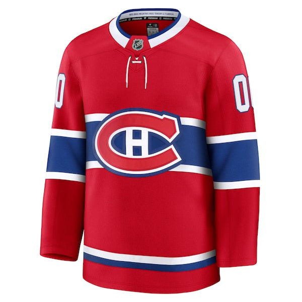 Montreal Canadiens  Home Premium Custom Jersey - Red/White