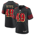 The Faithful San Francisco 49ers Nike 2025 Youth Rivalries Collection Game Jersey - Black