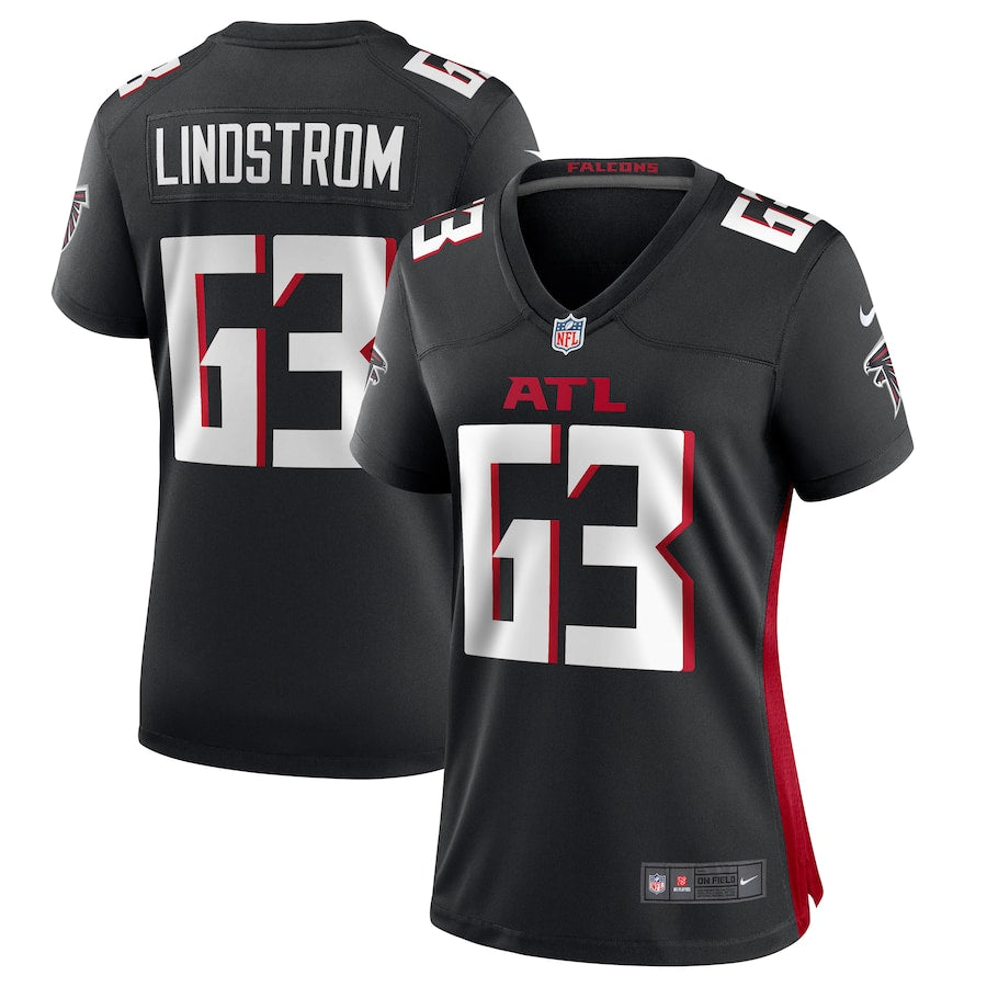 Chris Lindstrom Atlanta Falcons Nike Women's Team Game Jersey -  Black
