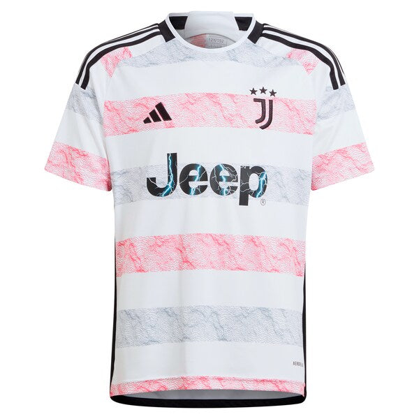 Federico Chiesa Juventus adidas Youth 2023/24 Away Replica Jersey - White