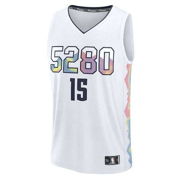 Nikola Jokic Denver Nuggets  2024/25 Fast Break Player Jersey - City Edition - White