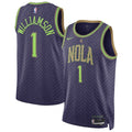 Zion Williamson New Orleans Pelicans Nike Unisex 2024/25 Swingman Player Jersey - City Edition - Purple