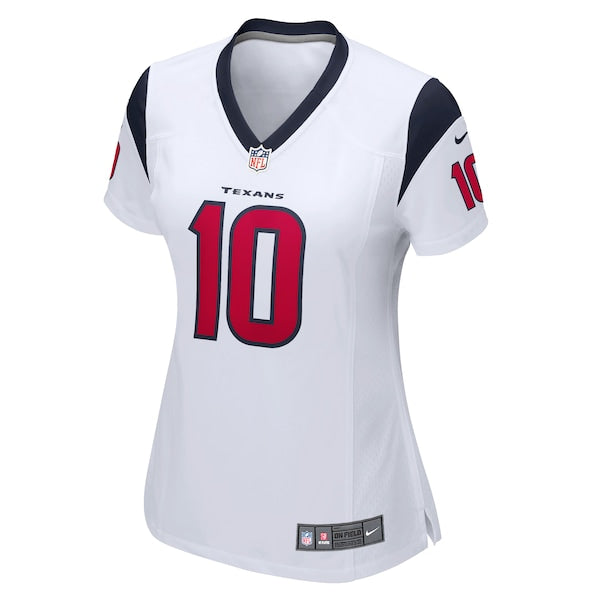 Davis Mills Houston Texans Nike Women's Game Player Jersey - White/Navy