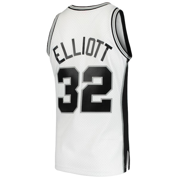 Sean Elliott San Antonio Spurs 1998/99 Hardwood Classics Swingman Jersey - White