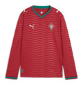 Portugal National Team Puma Youth 2026 Home Replica Long Sleeve Jersey - Red