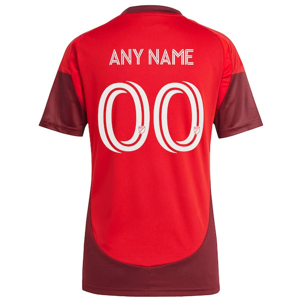 Toronto FC adidas Women's 2025 Club Kit Replica Custom Jersey - Red